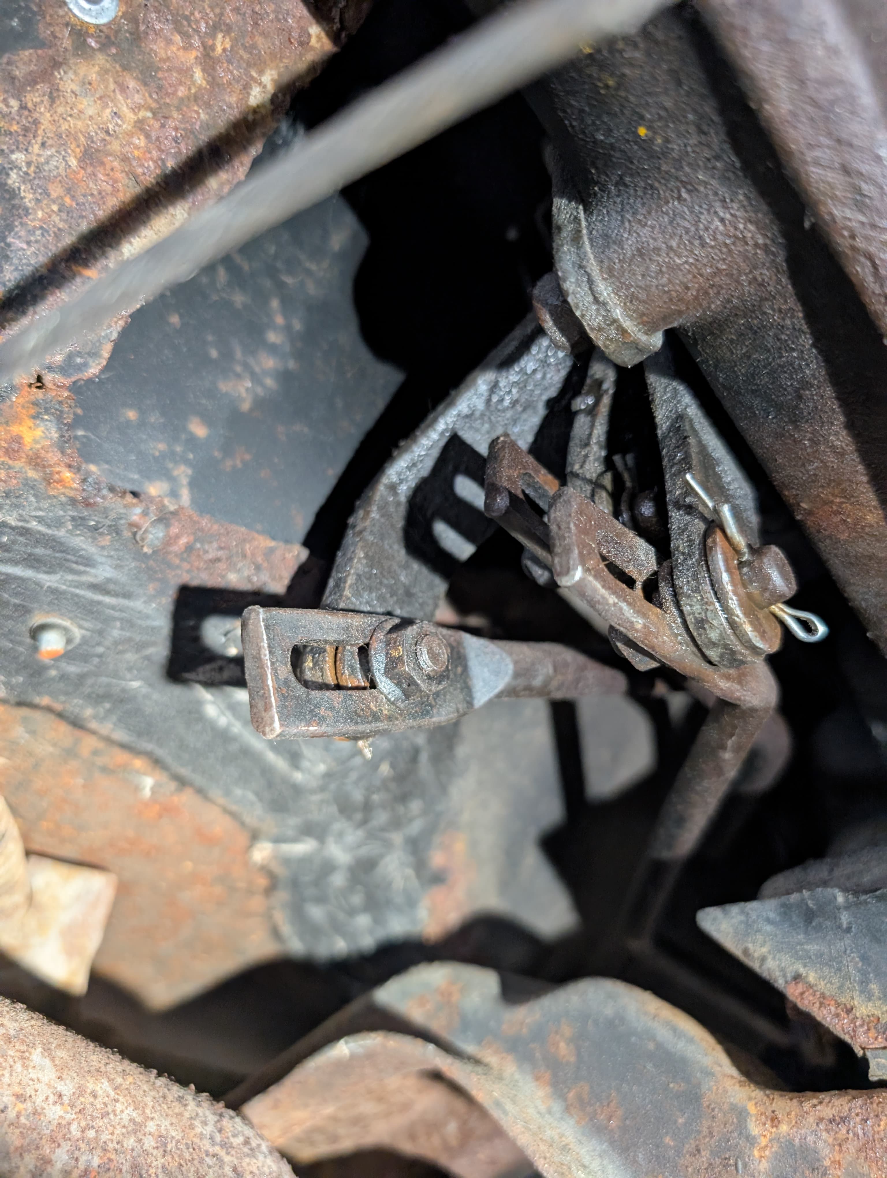 Timing chain and oil pump service in progress