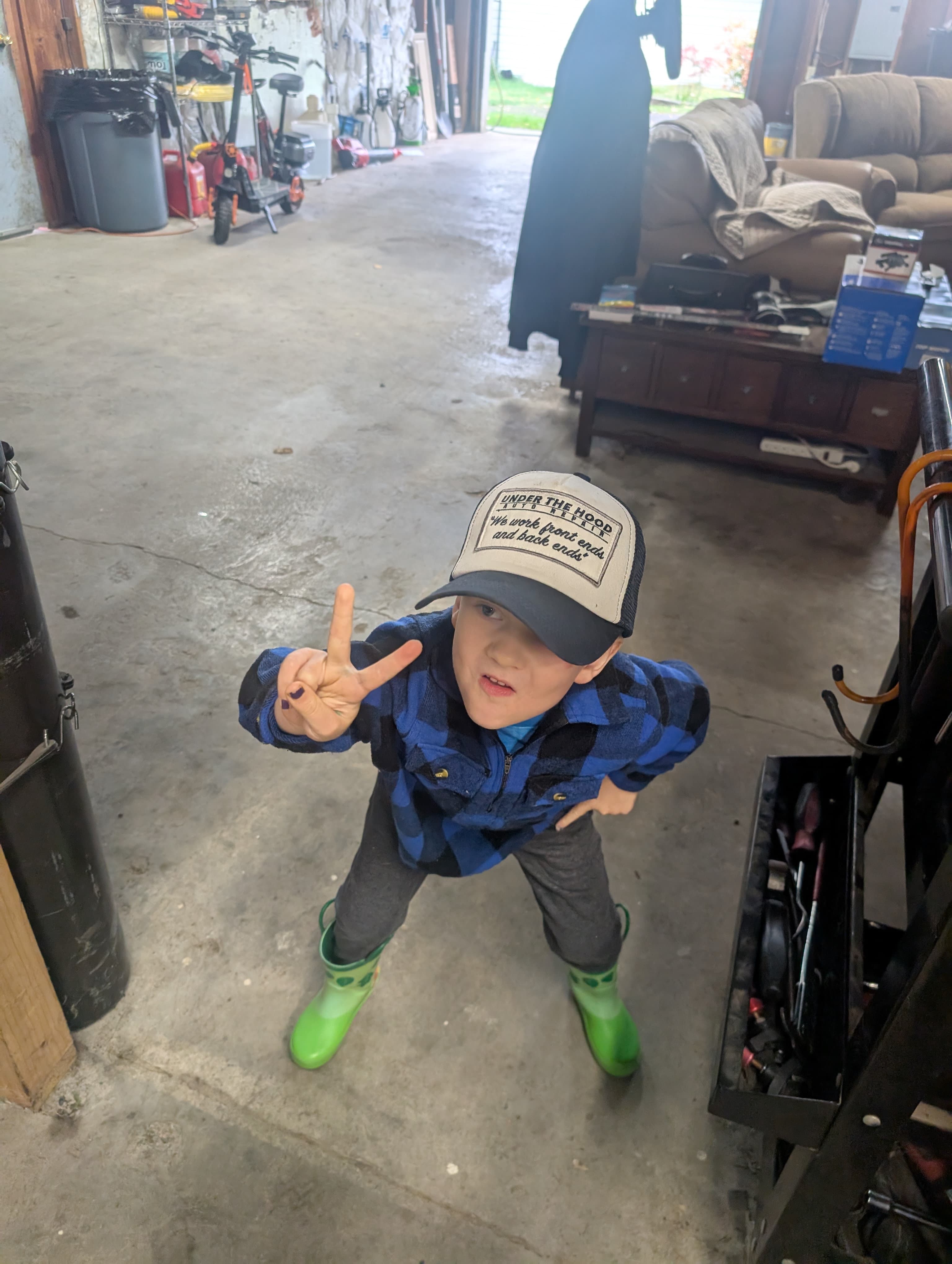 The next generation mechanic in the shop